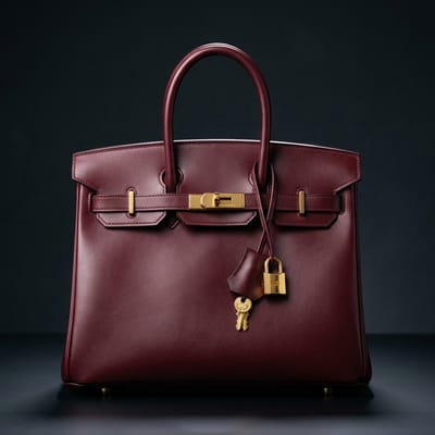 Birkin 25 Box Calf Bordeaux