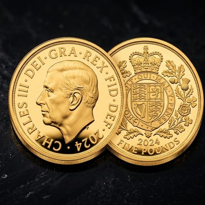 Gold Five Pound Coin 2024